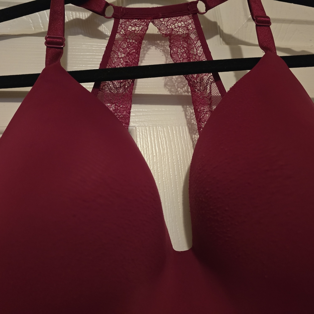 Victoria's Secret Red Lace Detail Bra
